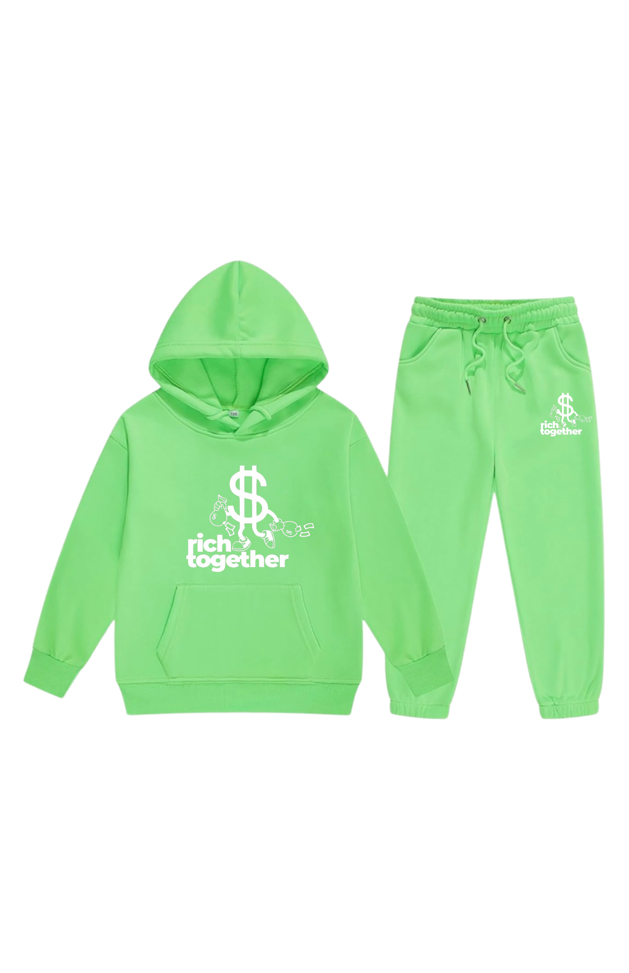 Girls Original Logo Pullover sweatsuits