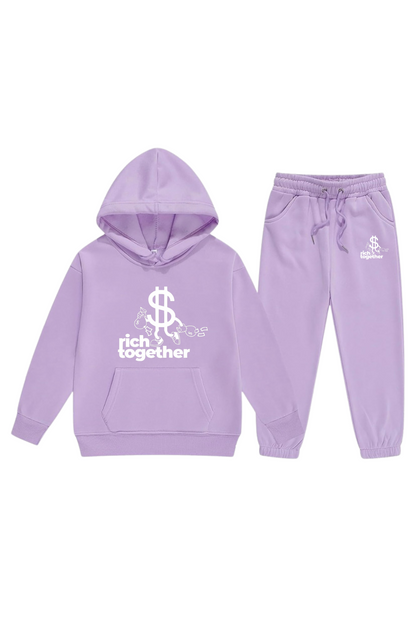 Girls Original Logo Pullover sweatsuits