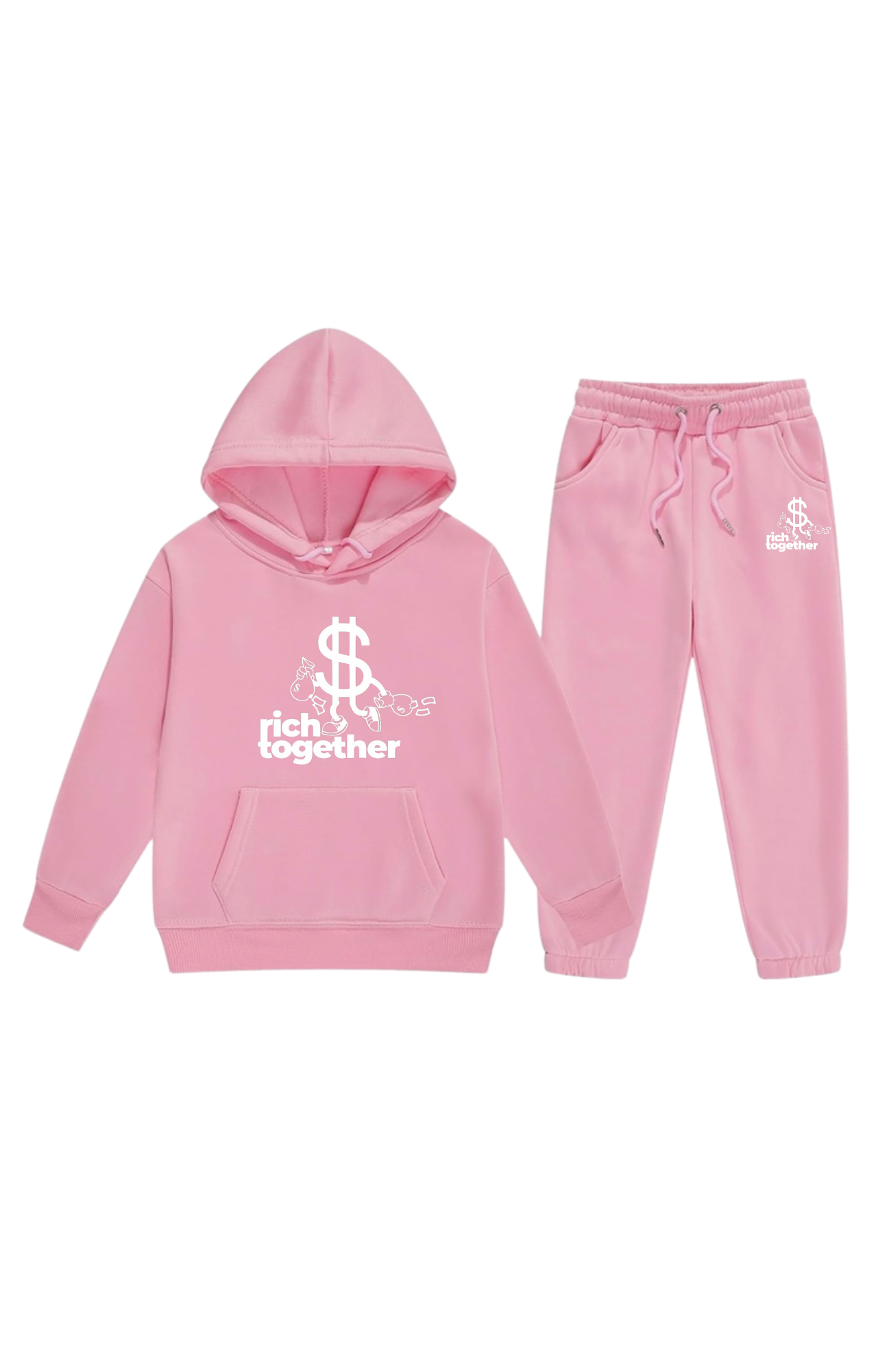 Girls Original Logo Pullover sweatsuits