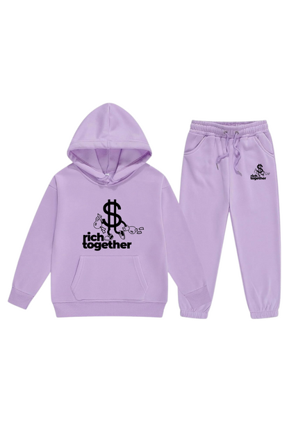 Girls Original Logo Pullover sweatsuits