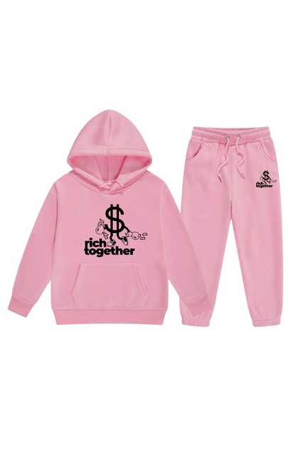 Girls Original Logo Pullover sweatsuits