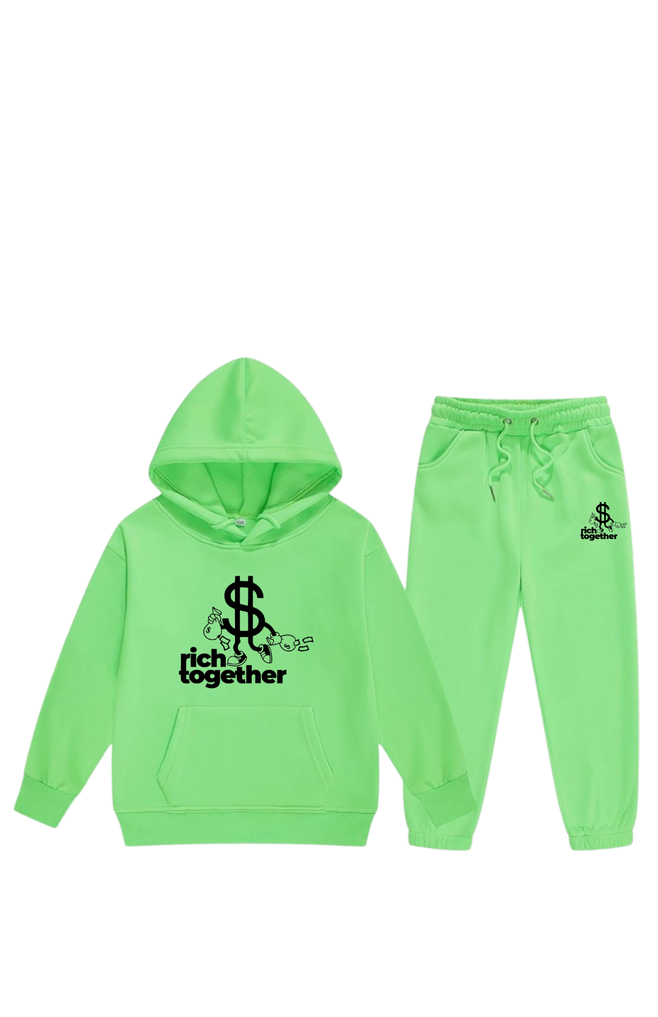 Girls Original Logo Pullover sweatsuits