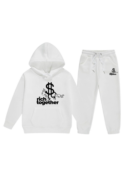 Girls Original Logo Pullover sweatsuits